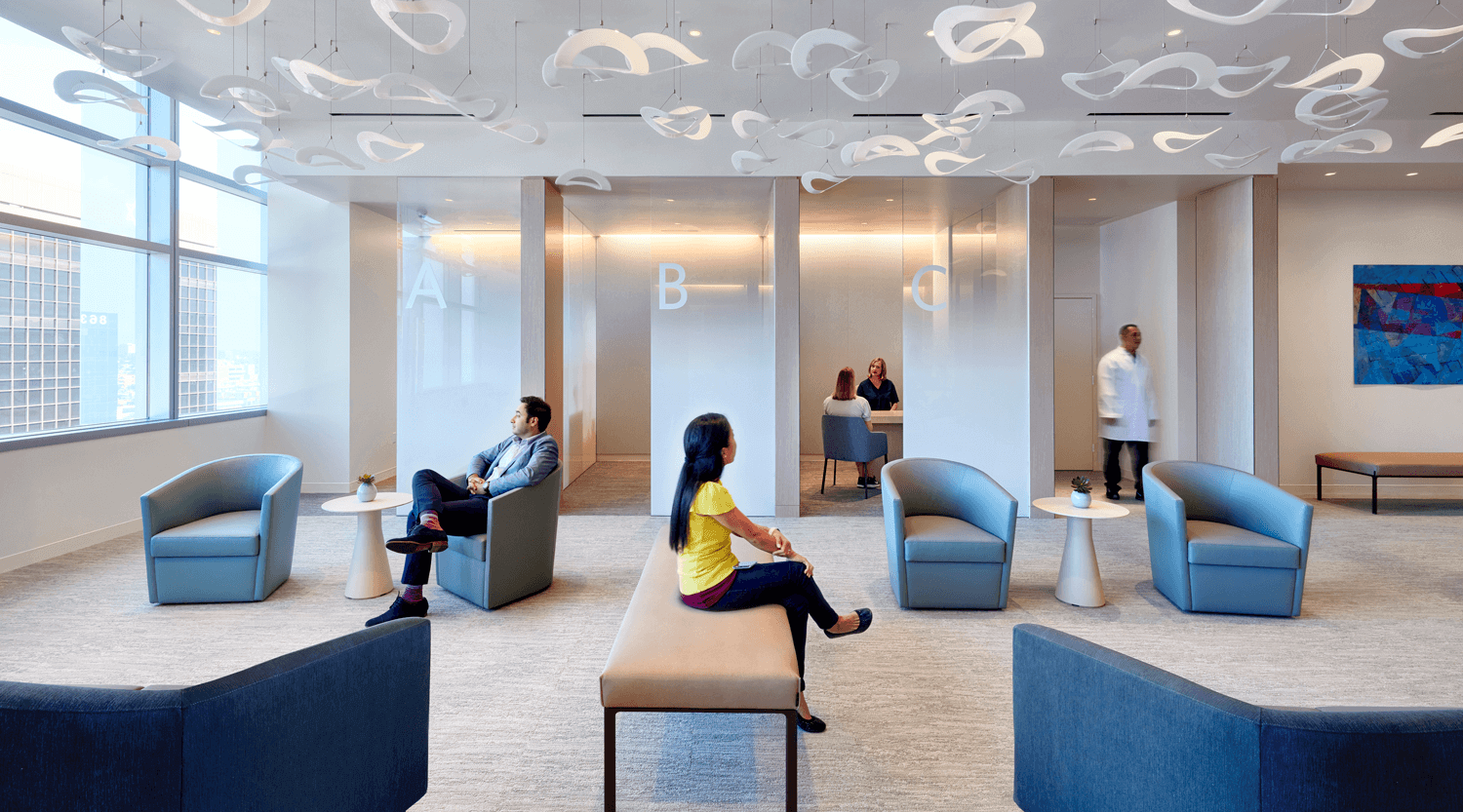 Cedars-Sinai Samuel Oschin Cancer Center Waiting Area