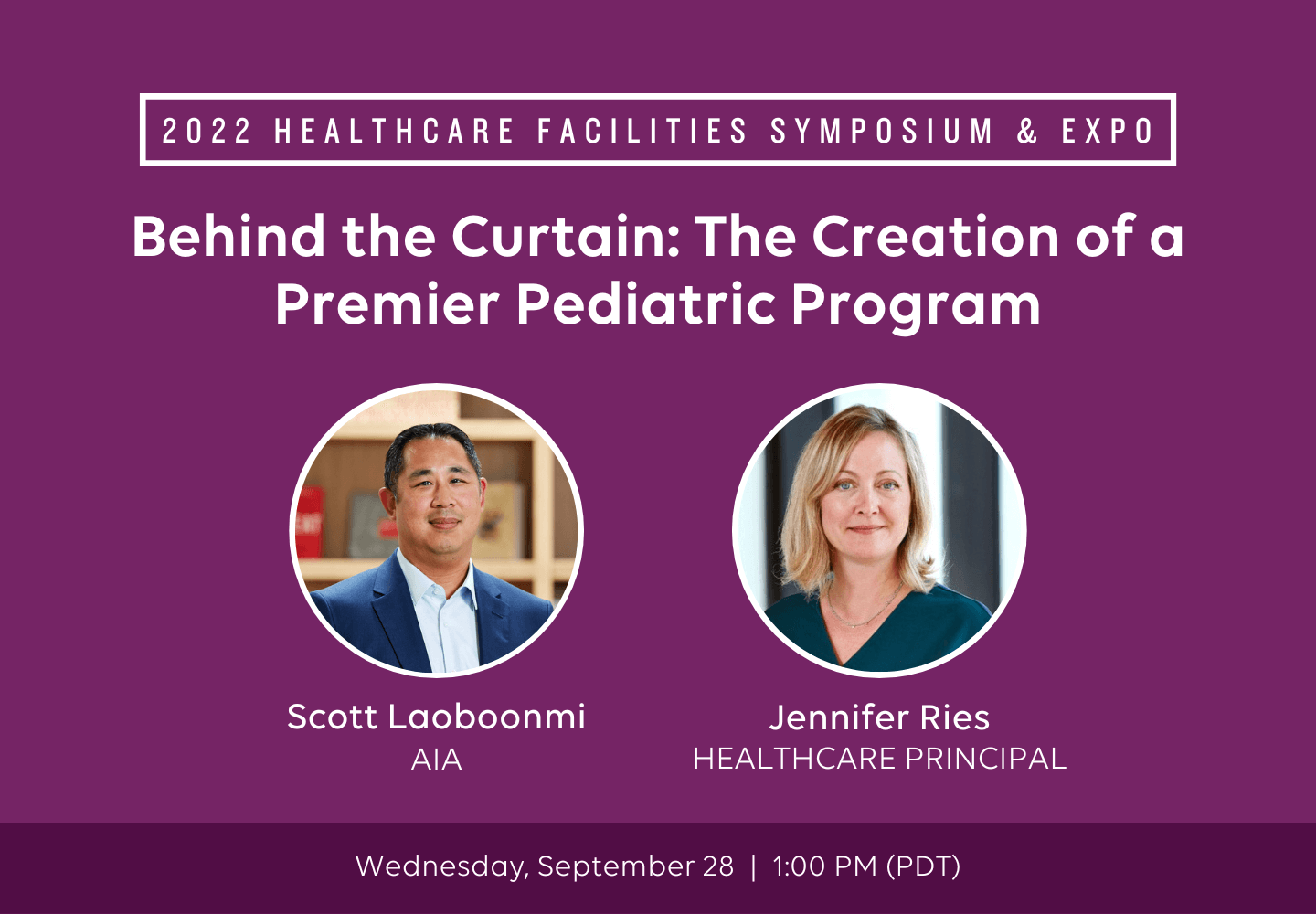 Healthcare Facilities Symposium & Expo panel speakers