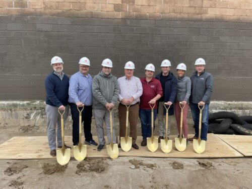 The HGA team attended the groundbreaking ceremony for South Second’s expansion.