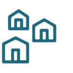 Icon of three houses