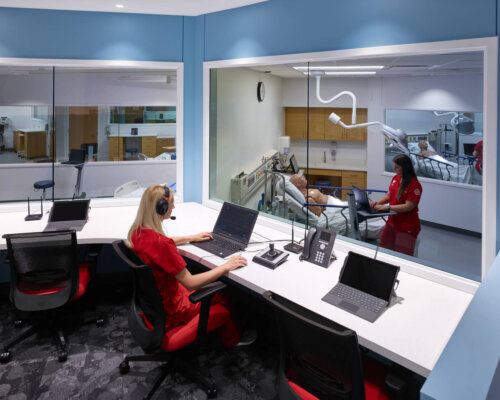 Hi-fidelity Simulation and Control Room at the University of Nebraska, Lincoln School of Nursing