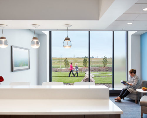 CentraCare Health-Long Prairie interior waiting area