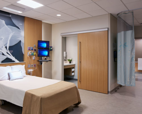 CentraCare Health System Melrose interior patient room 2