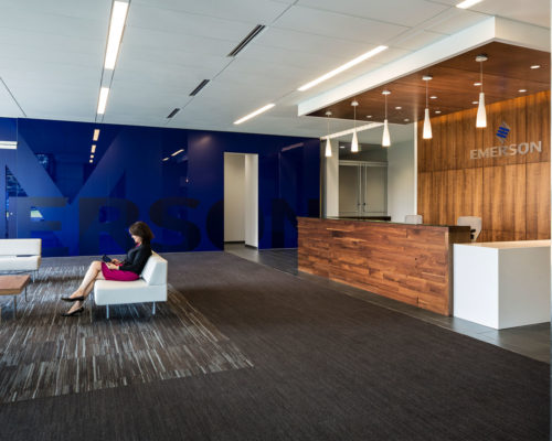 Emerson Process Management interior lobby