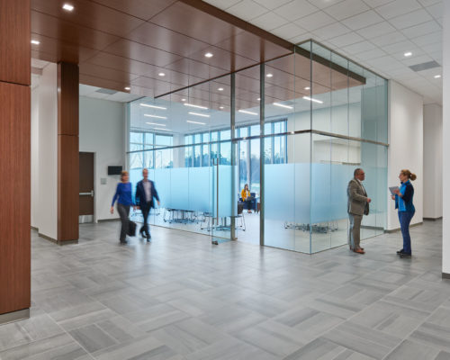 FBI Central Records Complex interior lobby