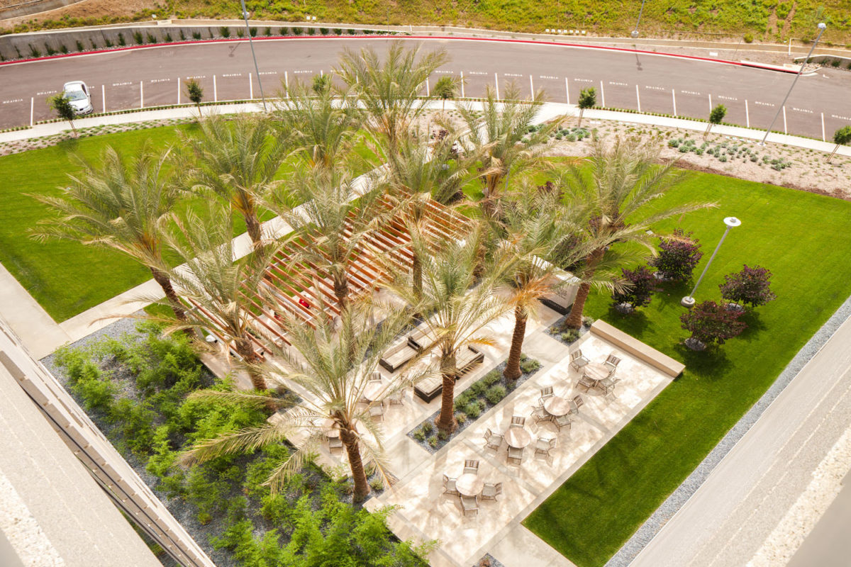 FBI Regional Headquarters, Courtyard