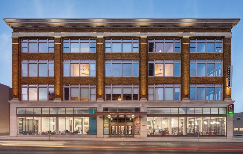 Mitchell Street Library exterior