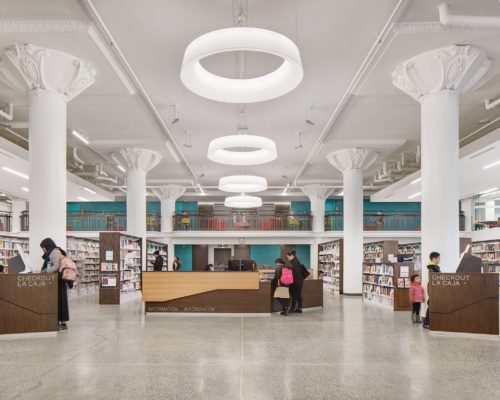 Mitchell Street Library interior main floor